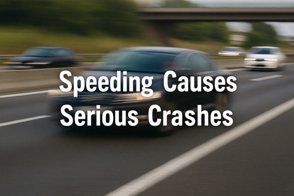 Speeding Causes Serious Crashes