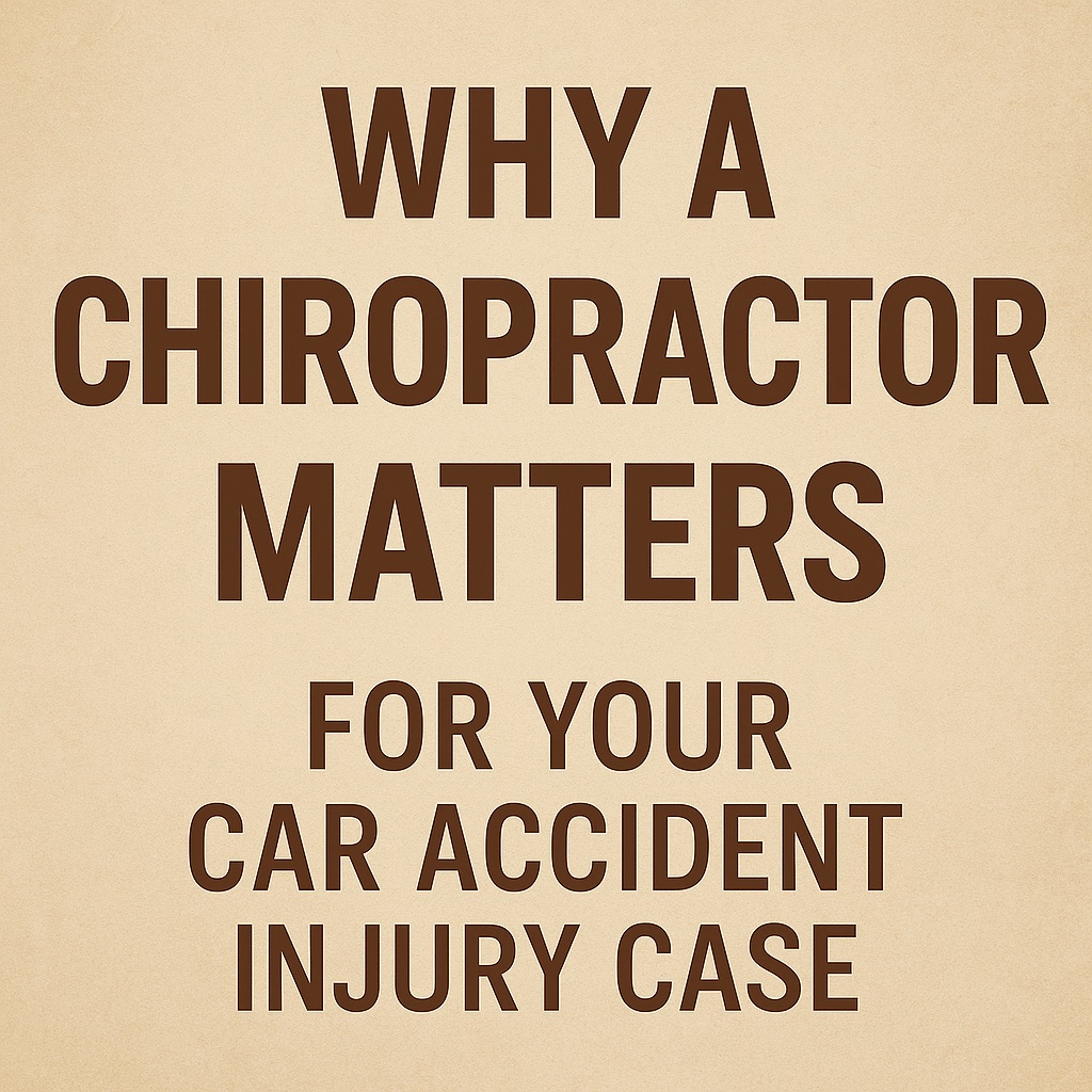 Why a Chiro Matters