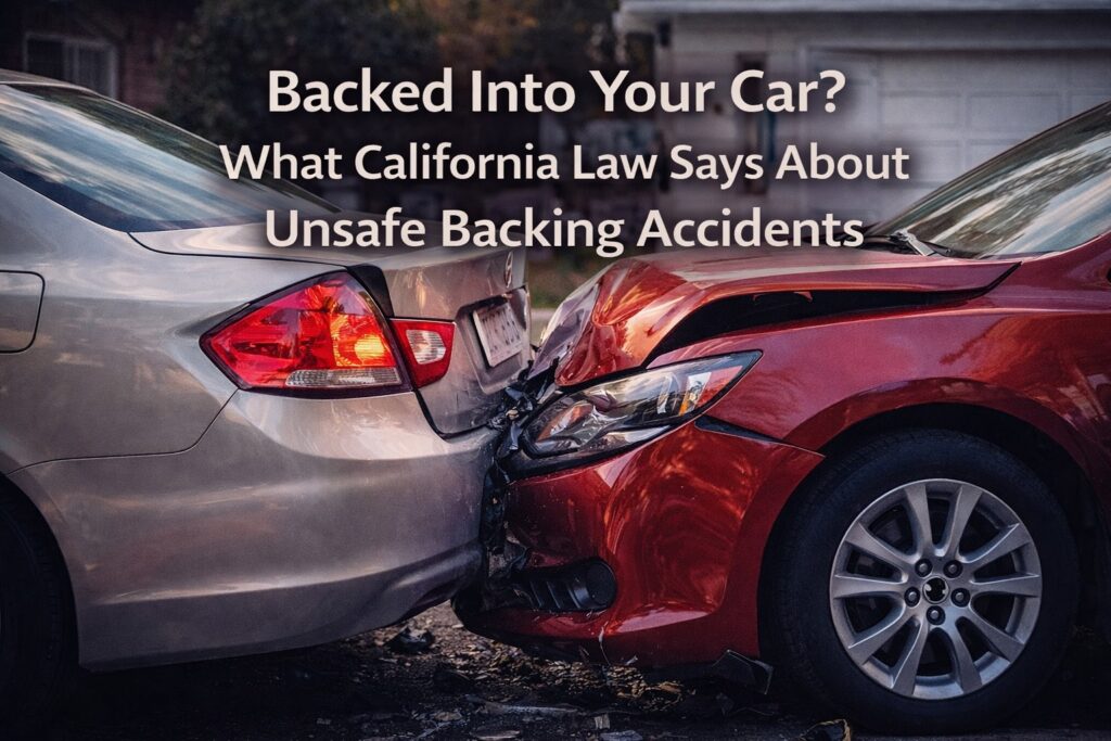 Backed Into Your Car