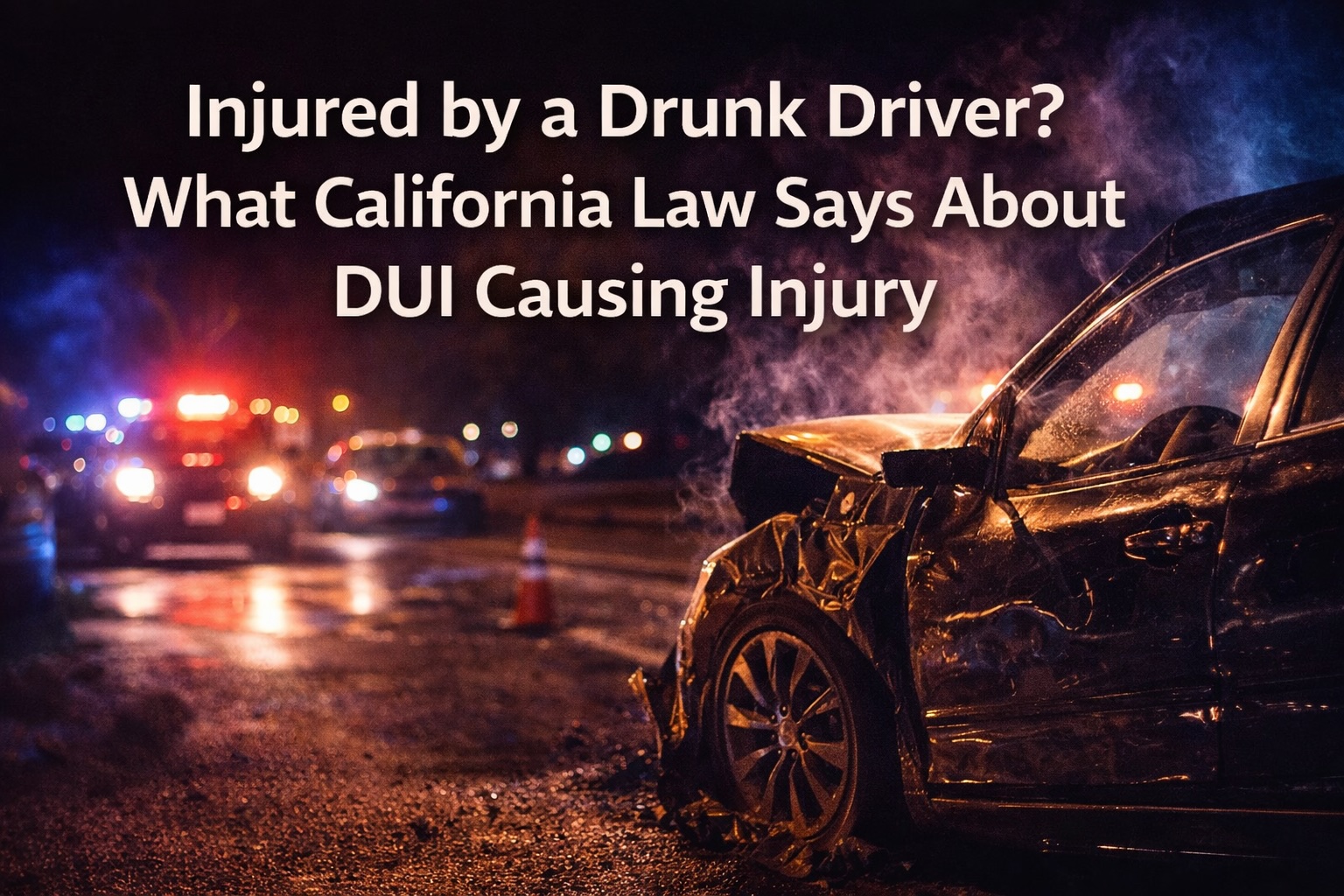 California Vehicle Code § 23153: Injured by a Drunk Driver? | WIN ...