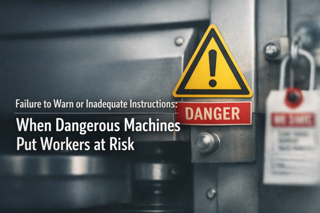 Failure to Warn Injuries