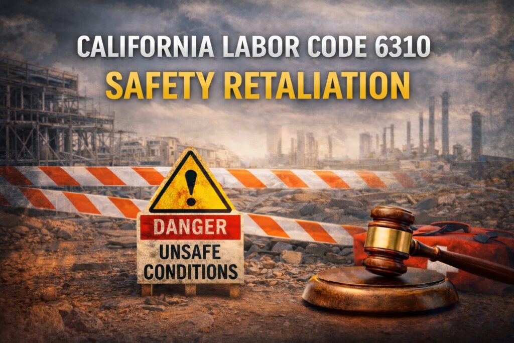 Safety Retaliation Labor Code 6310