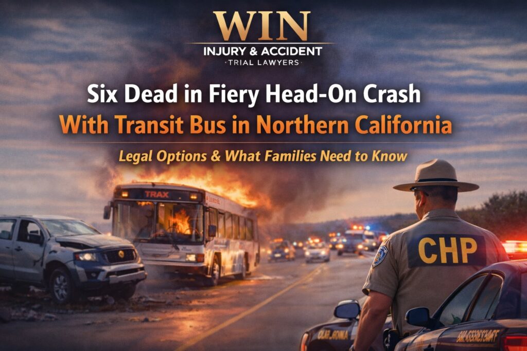 Six Dead in Fiery Head On Crash in Northern California