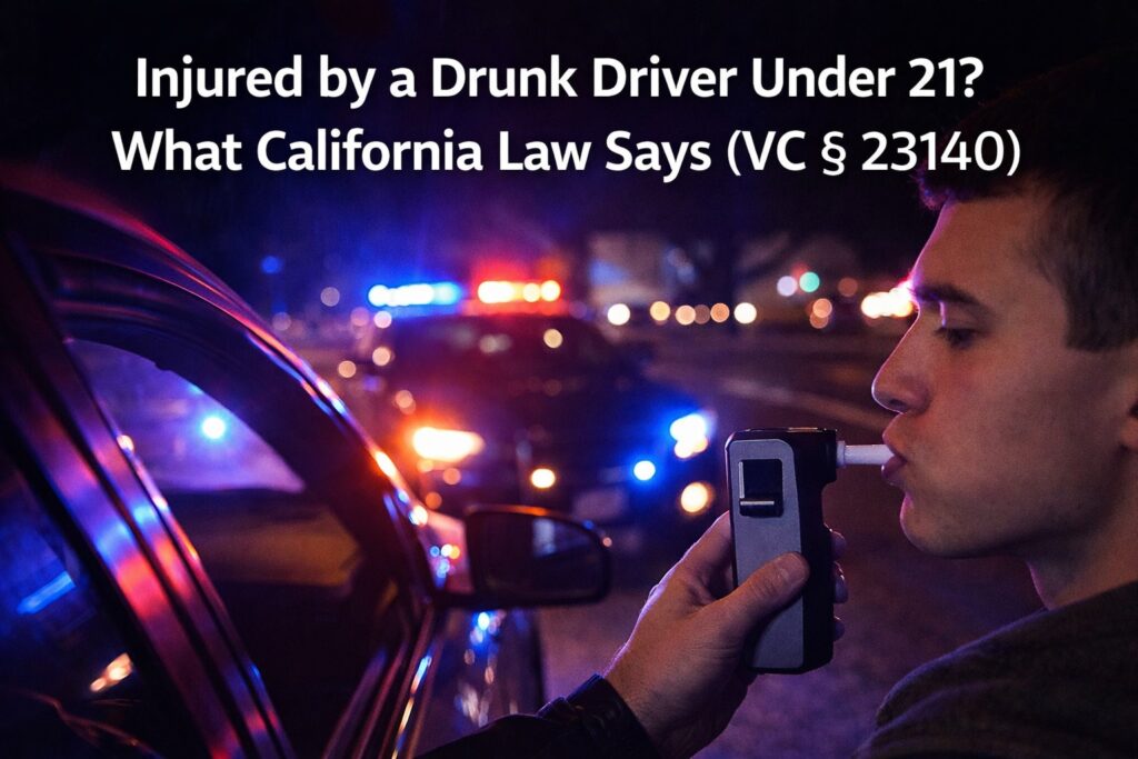 VC 23140 Underage DUI Accident