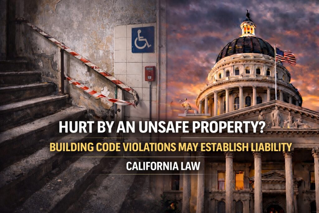 Building Code Violations Premises Liability