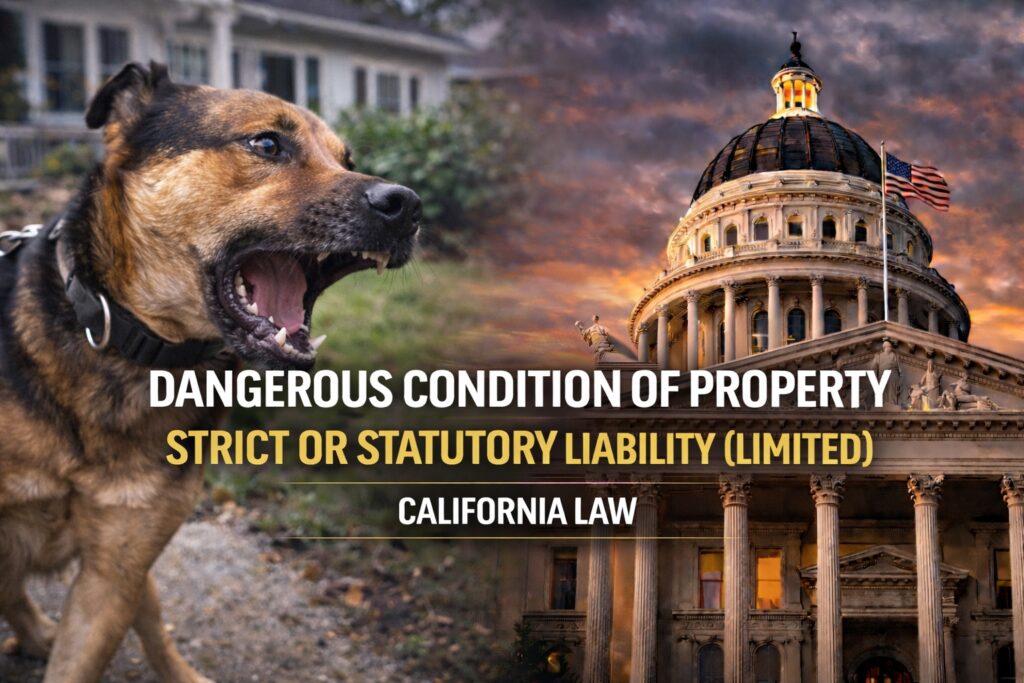 Dangerous Condition Premises Liability