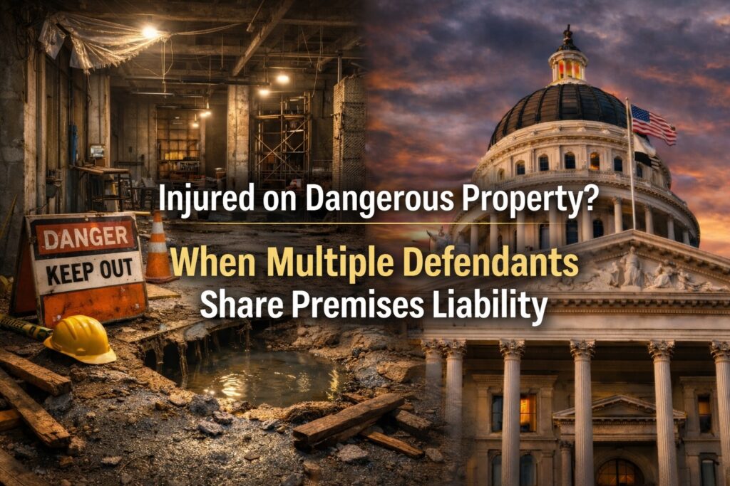 Multiple Defendants Premises Liability