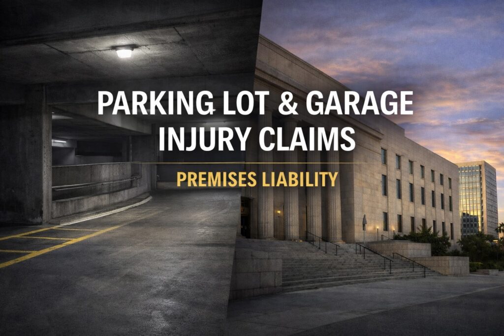 Parking Lot & Garage Injury