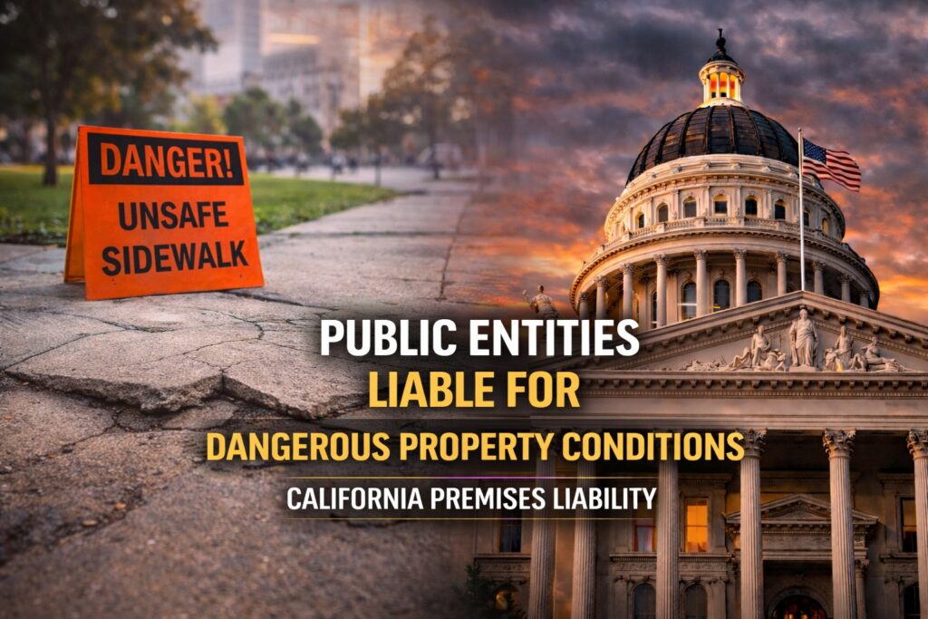 Public Entities Premises Liability
